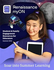 Cover of the myON Student and Family Engagement Resource Kit for Summer 2024