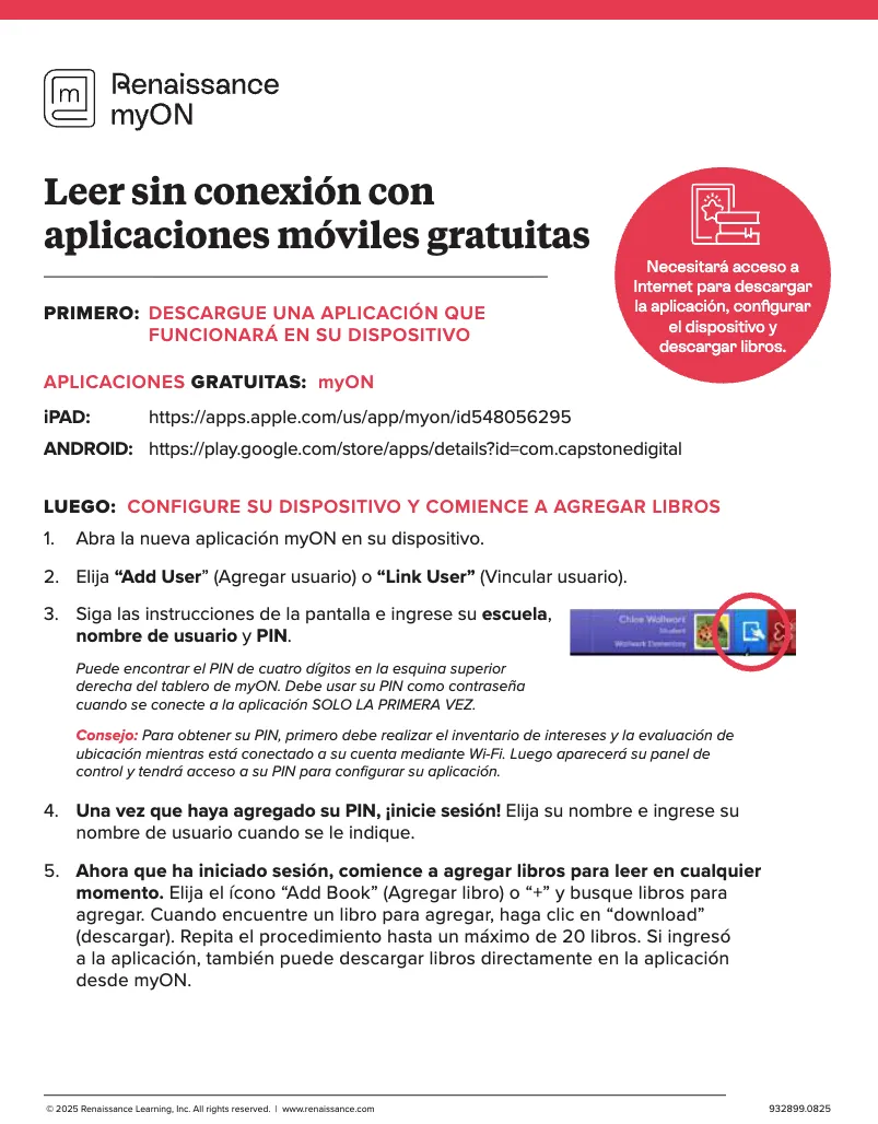 Read Offline with Free Mobile Apps (Spanish) document