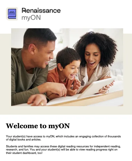 myON Parent and Family Guide